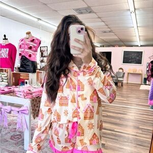 Gingerbread House Woman’s Pajamas